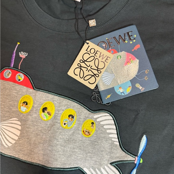 LOEWE Men’s Suna Fujita Submarine T-Shirt – Size L – New with Tags - Picture 3 of 8